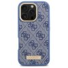 Guess GUHMP16LU4GPRB iPhone 16 Pro 6.3 niebieski/blue hardcase 4G Logo Plate MagSafe
